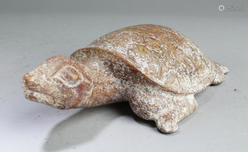 Chinese Jadestone Turtle Statue