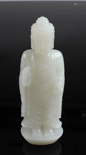 Chinese Jade Buddha Statue