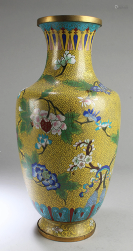 Chinese Cloisonne Vase