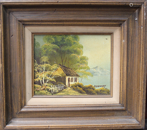 A Framed Oil Painting