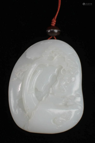 Chinese White Jade Ornament