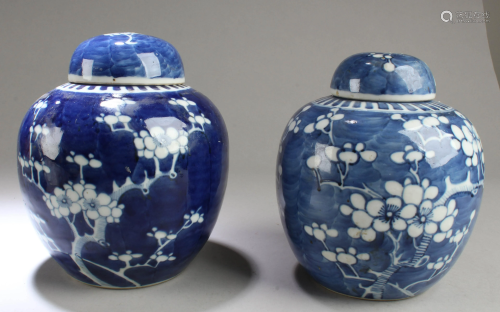 A Group of Two Antique Chinese Blue & White Porcelain