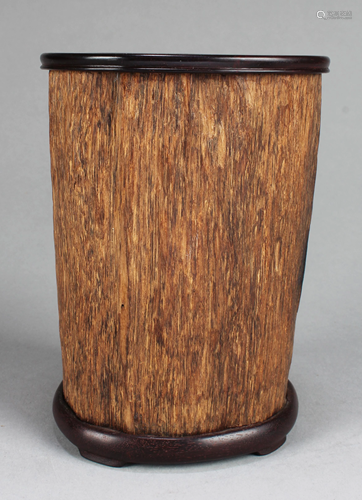 Chinese Agarwood Brushpot