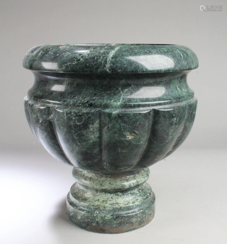 Chinese Stone High Stem Bowl