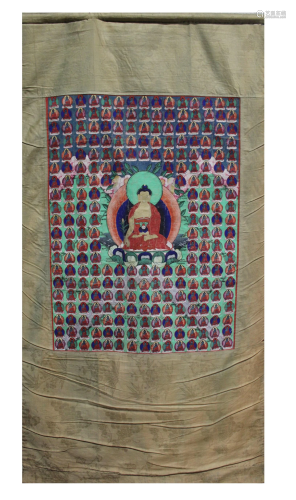 A Chinese Tibetan Thangka