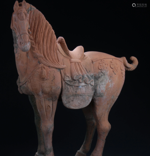 Chinese Pottery Horse Statue