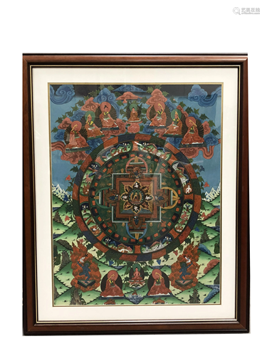 Chinese Tibetan Thangka