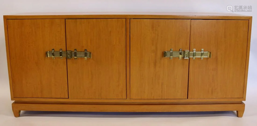 Midcentury Tommi Parzinger 4 Door Cabinet.