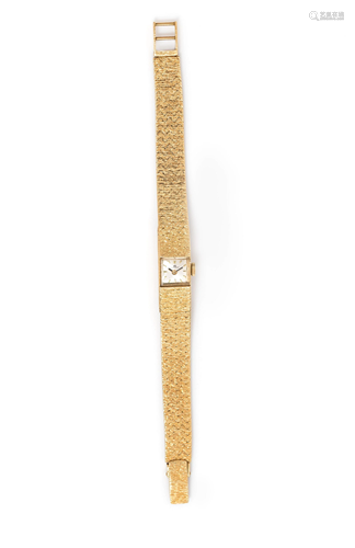 BUCHERER, 18K YELLOW GOLD WRISTWATCH