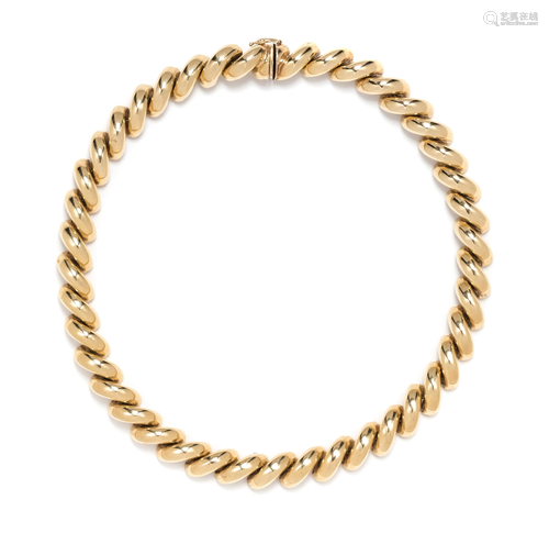 YELLOW GOLD NECKLACE