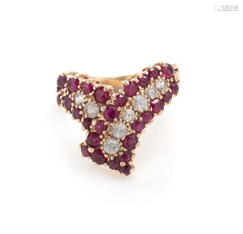 RUBY AND DIAMOND RING