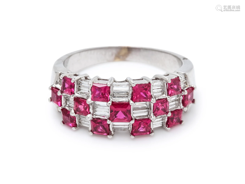 RUBY AND DIAMOND RING