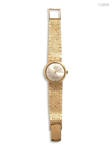 ANGELUS, 14K YELLOW GOLD WRISTWATCH