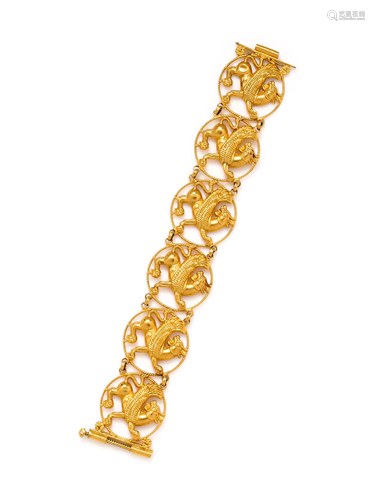 YELLOW GOLD BRACELET