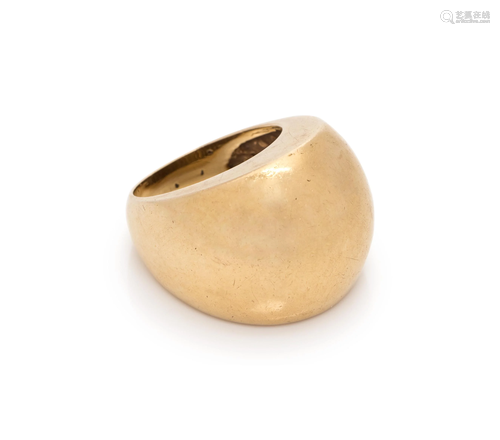 TIFFANY & CO., YELLOW GOLD RING