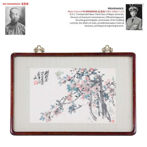 WU CHANGSHUO 吴昌硕 FRAMED PAINTING