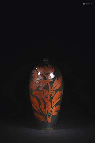 AN AMBER-GLAZED VASE, TANG DYNASTY