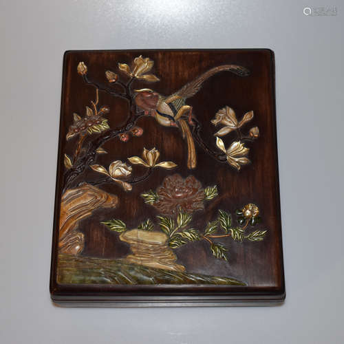 Qing Huanghua Pear Jewelry Box