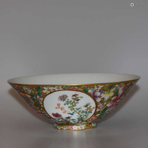 A Famille Rose Porcelain Bowl