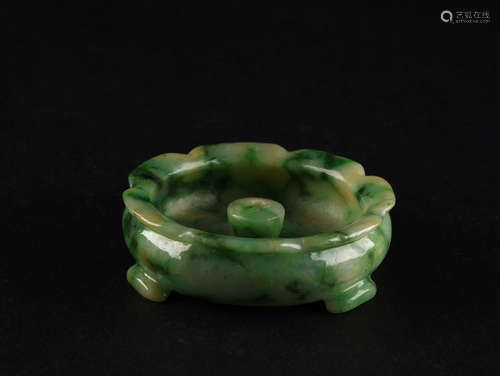 A JADEITE CENSER, QING DYNASTY