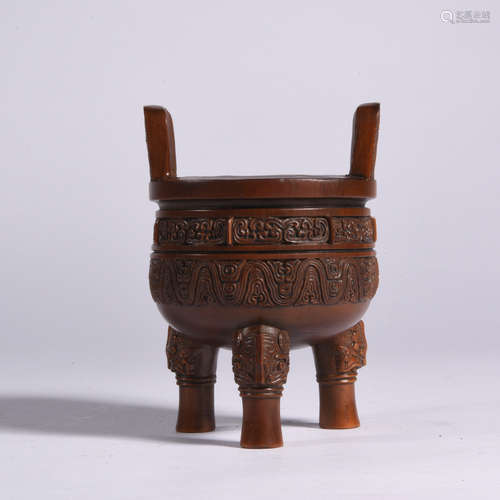 Qing dynasty, box wood sculpture