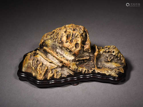 A SCHOLARS ROCK, QING DYNASTY