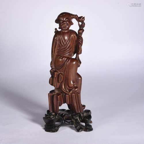 Qing dynasty, box wood sculpture