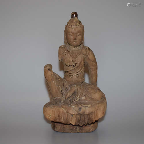 The song dynasty Wood Buddha Figures