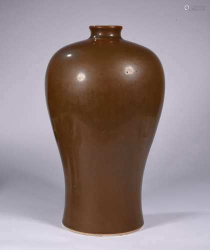 A FLAMB?-GLAZED BALUSTER VASE, 17TH CENTURY