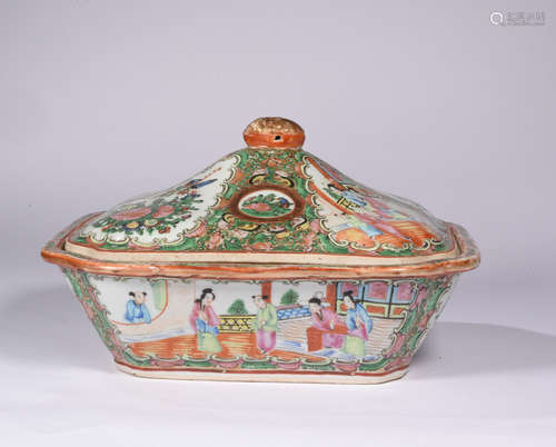 Canton enamel porcelain QING