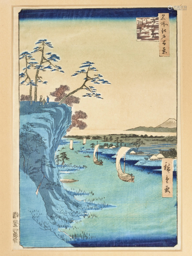 UTAGAWA HIROSHIGE: A COLOR WOODBLOCK PRINT