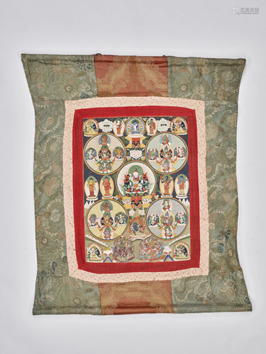 A TIBETAN THANGKA OF SITASAMVARA