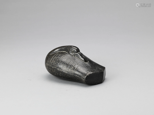 A MESOPOTAMIAN BASALT DUCK WEIGHT, c. 20…