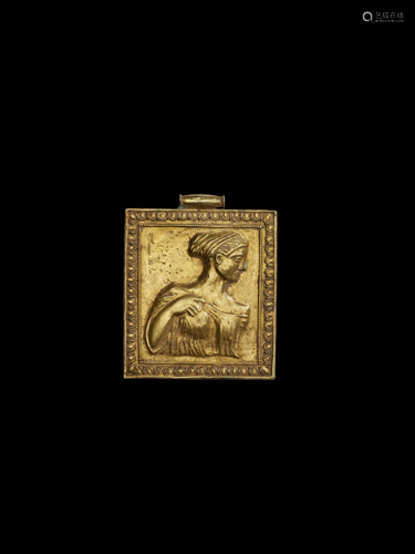 AN ITALIAN RENAISSANCE GOLD PENDANT