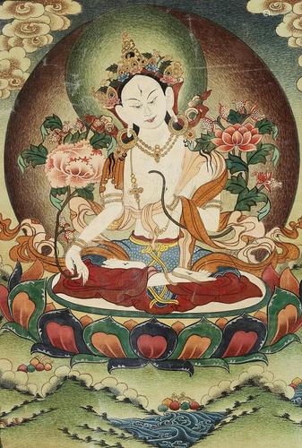 A TIBETAN THANGKA, 20TH CENTURY