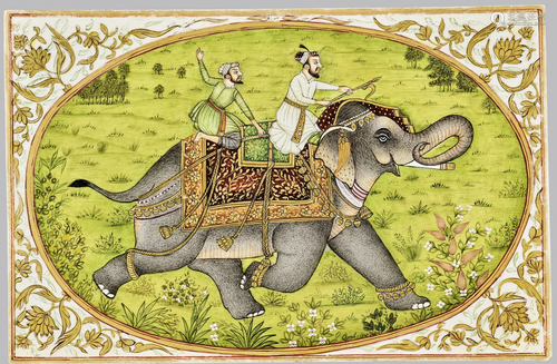 AN INDIAN MINIATURE PAINTING, 19TH CENTURY