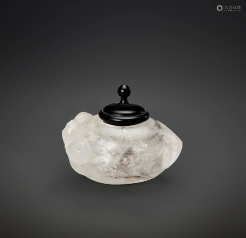 A JADE WATER DROPPER, QING