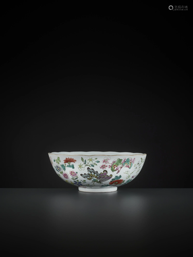 A LARGE BUTTERFLY BOWL, DAOGUANG MARK A…