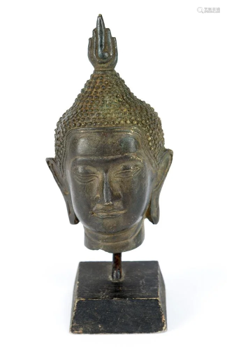 Indo-Chinese Bronze Head