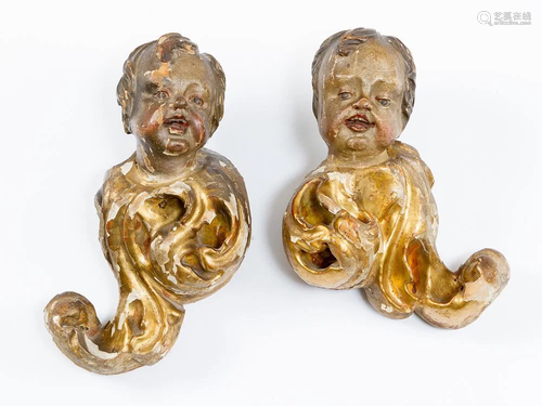 Baroque angel heads