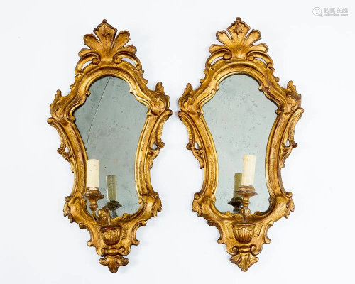 Pair of Venetian mirrors