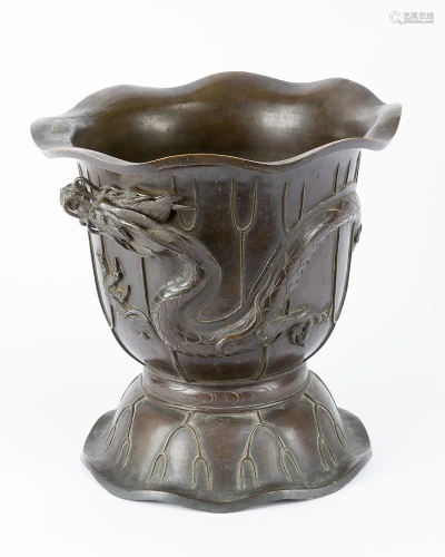 Meiji Bronze Pot