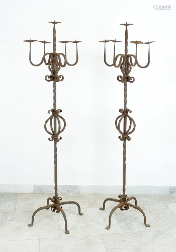 Pair of Hall Candelabras