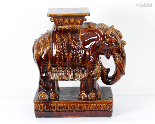 Chinese ceramic elephant