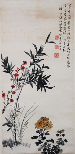 A CHINESE PAINTING, AFTER ZHANG BOJU AND PA…