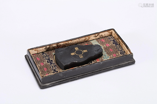 A CHINESE INK CAKE, QING DYNASTY