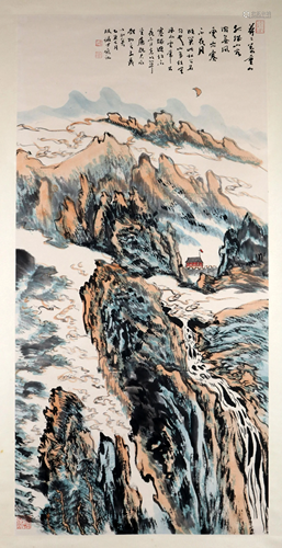 A CHINESE PAINTING, AFTER LU YANSHAO, INK AN…