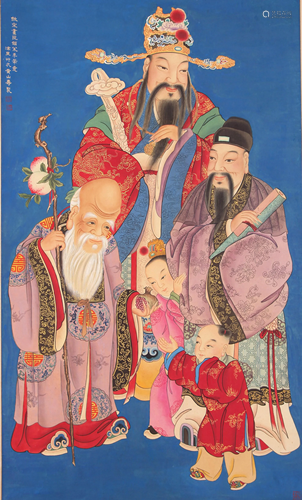 A CHINESE PAINTING, AFTER HUANG SHANSOU, IN…