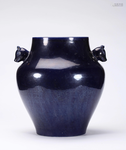 A CHINESE AUBERGINE ENAMELLED JAR, …