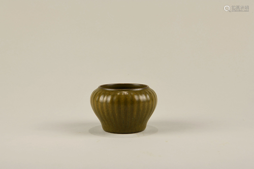 A CHINESE TEADUST GLAZED WATERPOT, QIANLO…